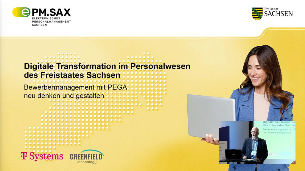 Pega Community Forum – Sächsische Staatskanzlei / T-Systems: Digitale Transformation im Personalwesen – Bewerbermanagement mit Pega neu denken und gestalten