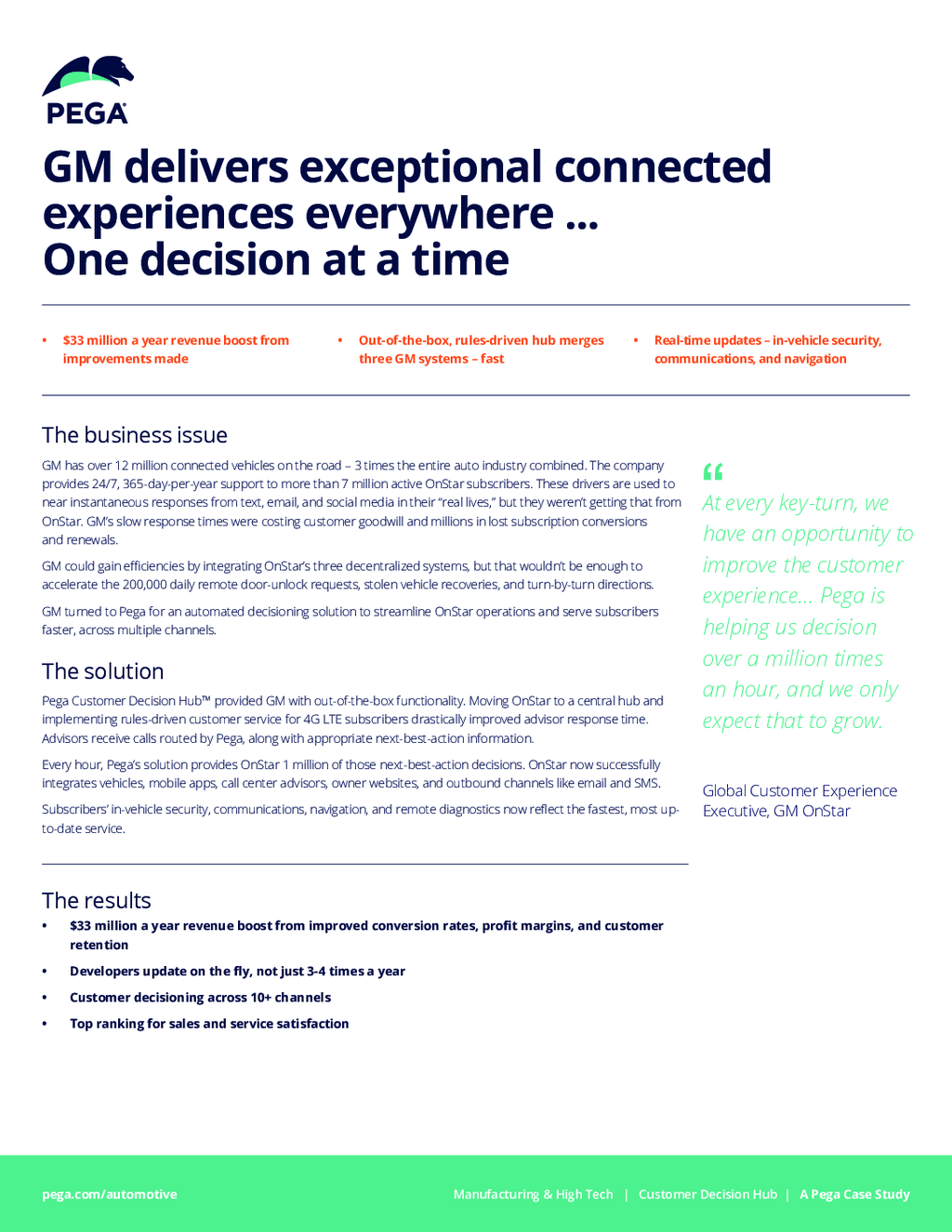 Gm Delivers Exceptional Connected Experiences Everywhere