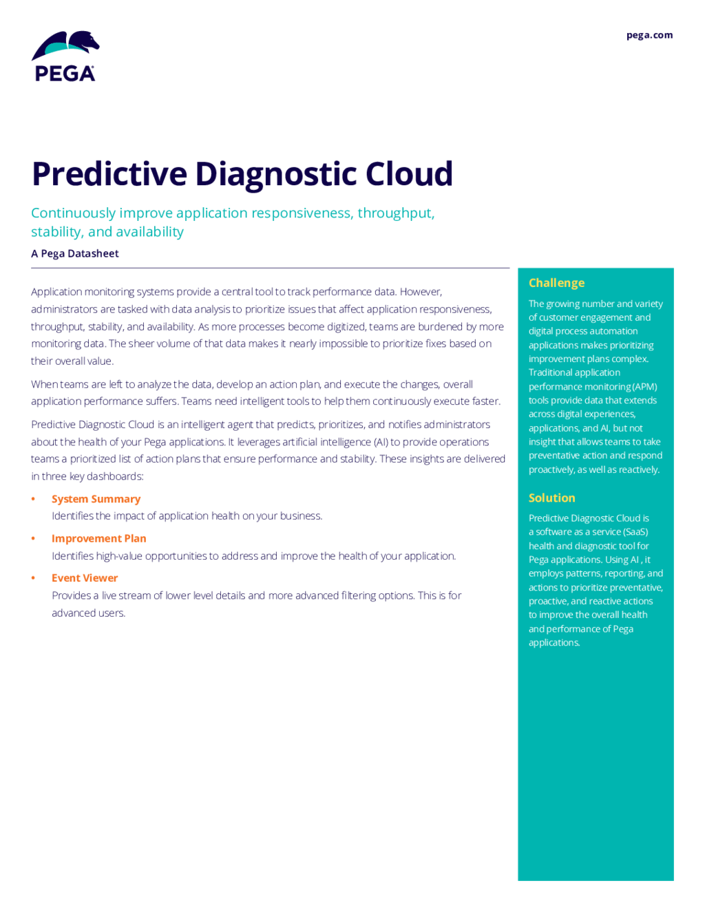 Stay strong with  Predictive Diagnostic Cloud