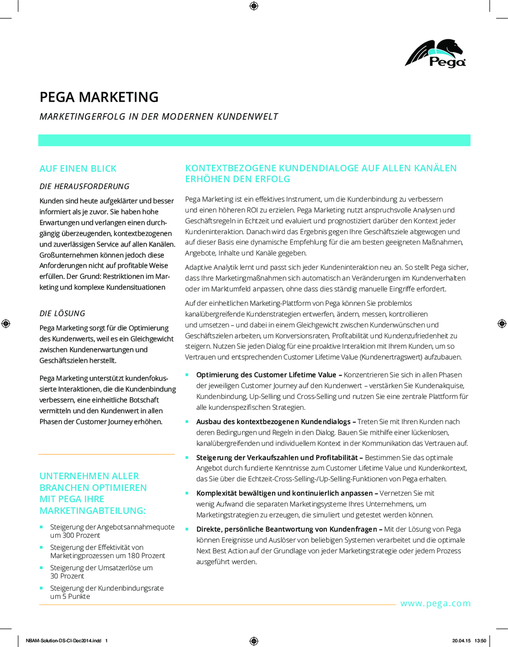 Pega Marketing (Deutsch)