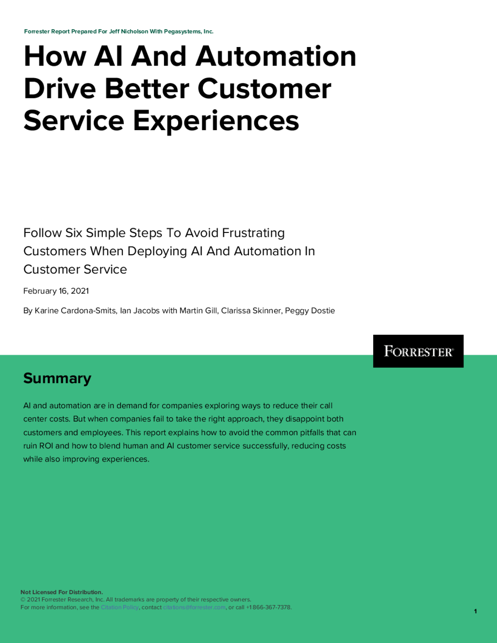 How AI &Automation Drive Better Customer Service Experiences