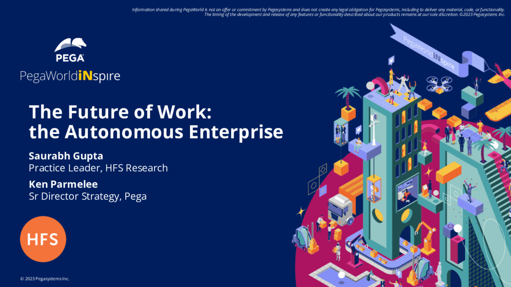 PegaWorld iNspire 2023: The Future of Work: The Autonomous Enterprise (Presentation)