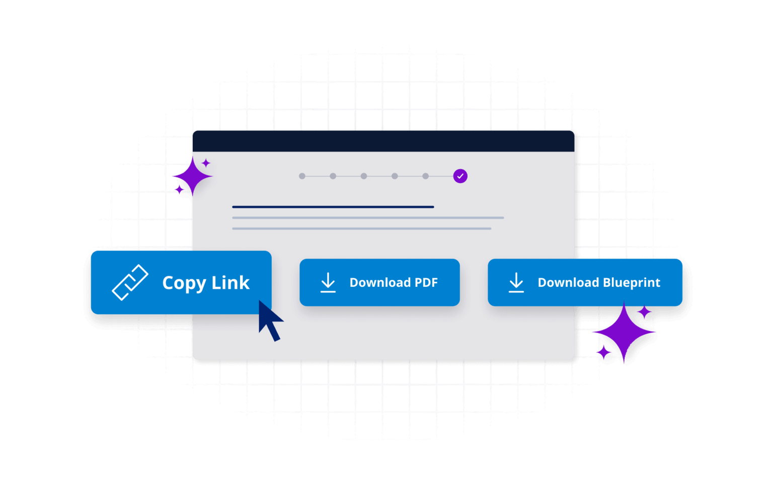 Stylized screenshot of Pega CDH Blueprint