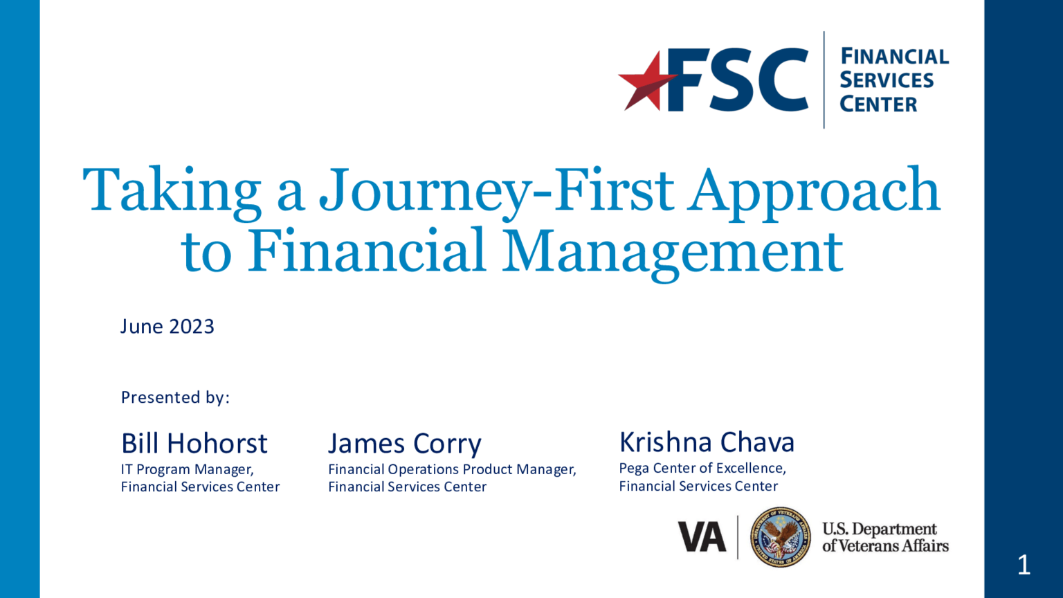 PegaWorld iNspire 2023: Taking a Journey-first Approach to Financial Management (Presentation)