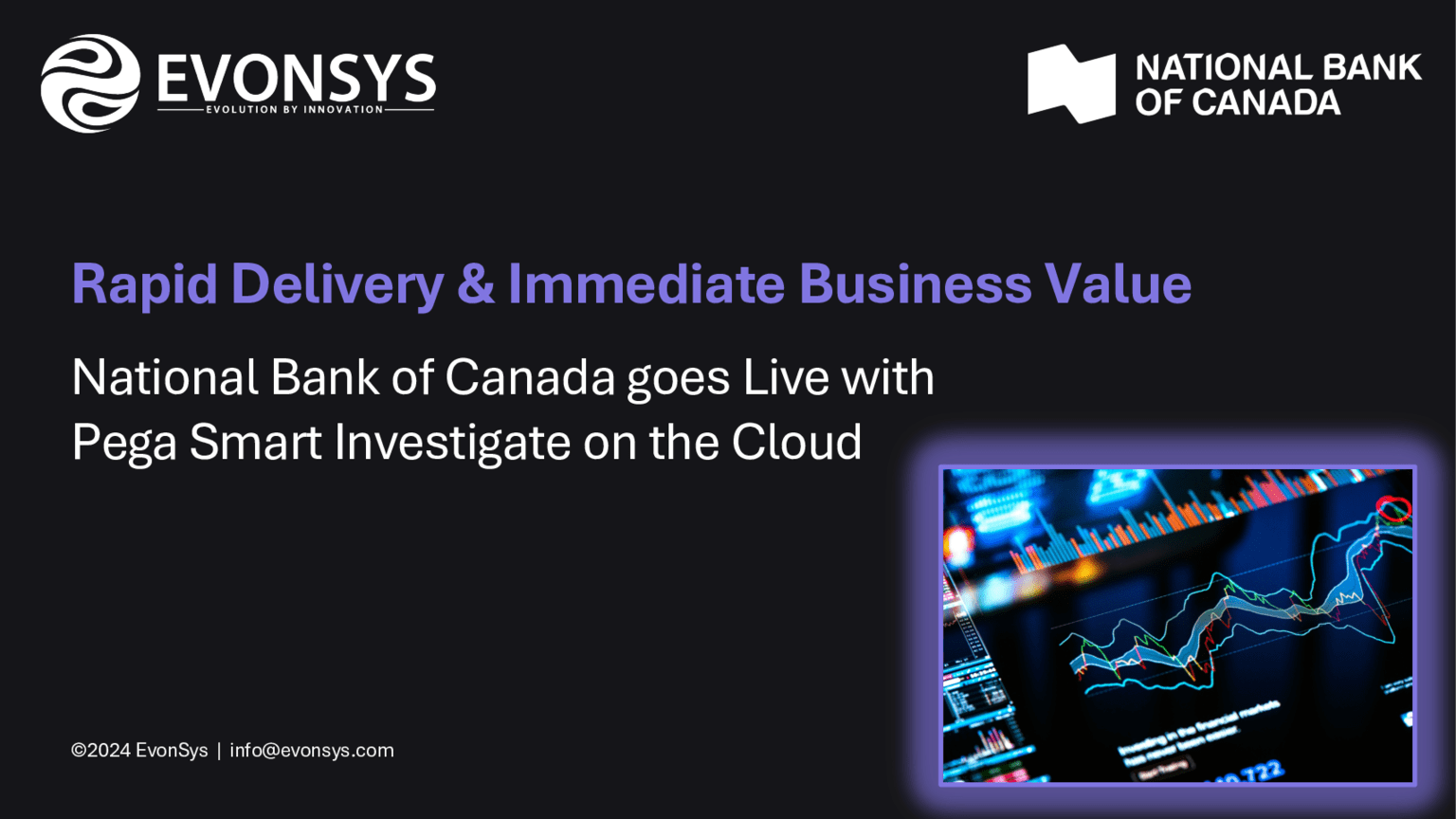 PegaWorld iNspire 2024: Rapid Delivery and Immediate Business Value – National Bank of Canada goes live with Pega Smart Investigate on the Cloud (Presentation)