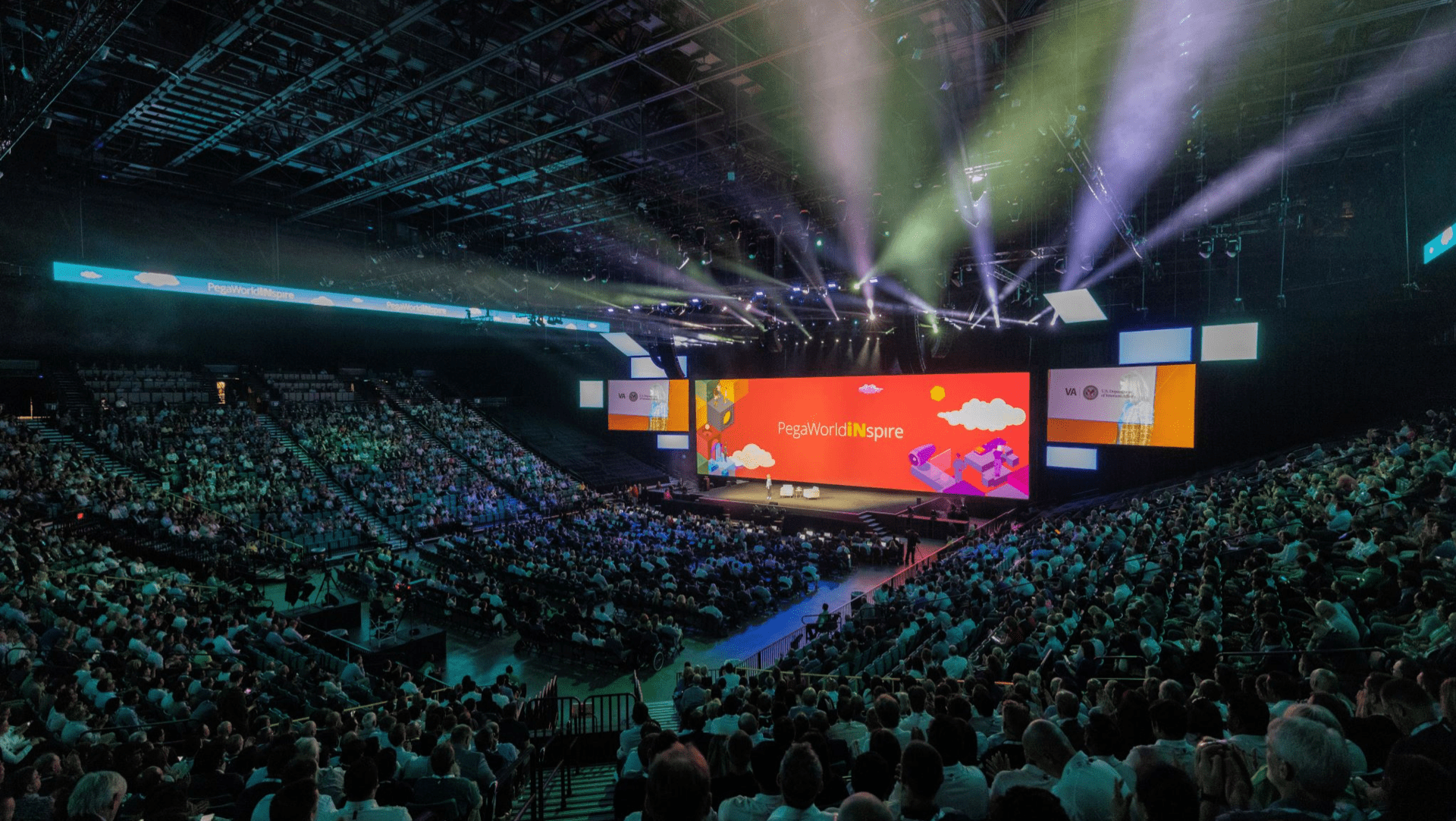 Wide shot of PegaWorld 2024 at the MGM Grand Arena