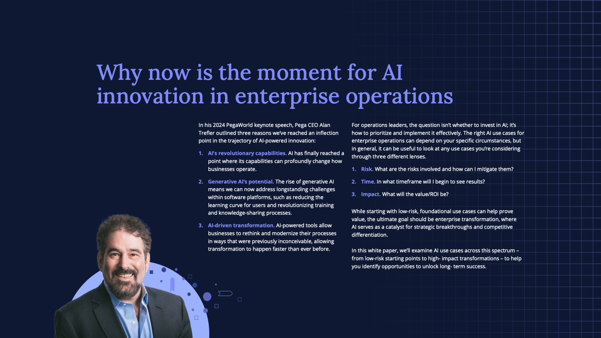 Preview image for Putting AI to work in operations whitepaper