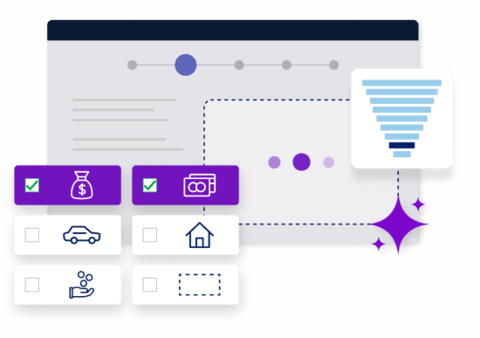 Stylized image showing how 1:1 Customer Engagement Blueprint can be applied to marketing programs