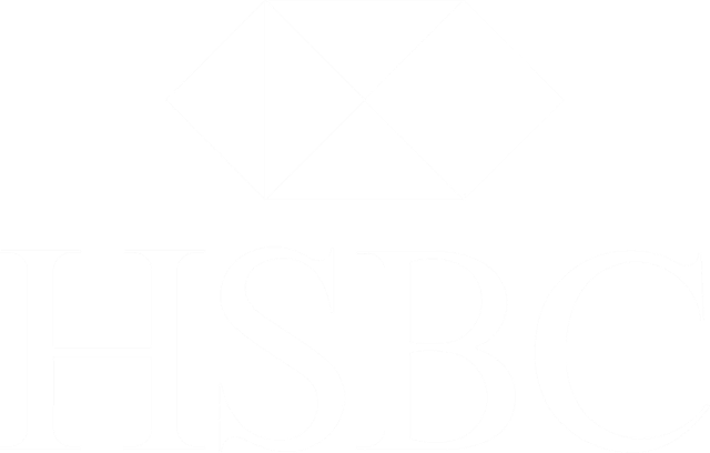 HSBC logo white