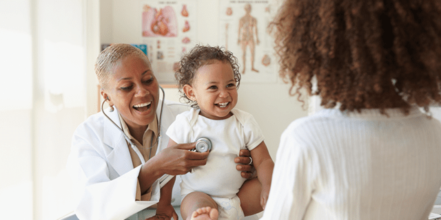 child health check-up by doctor